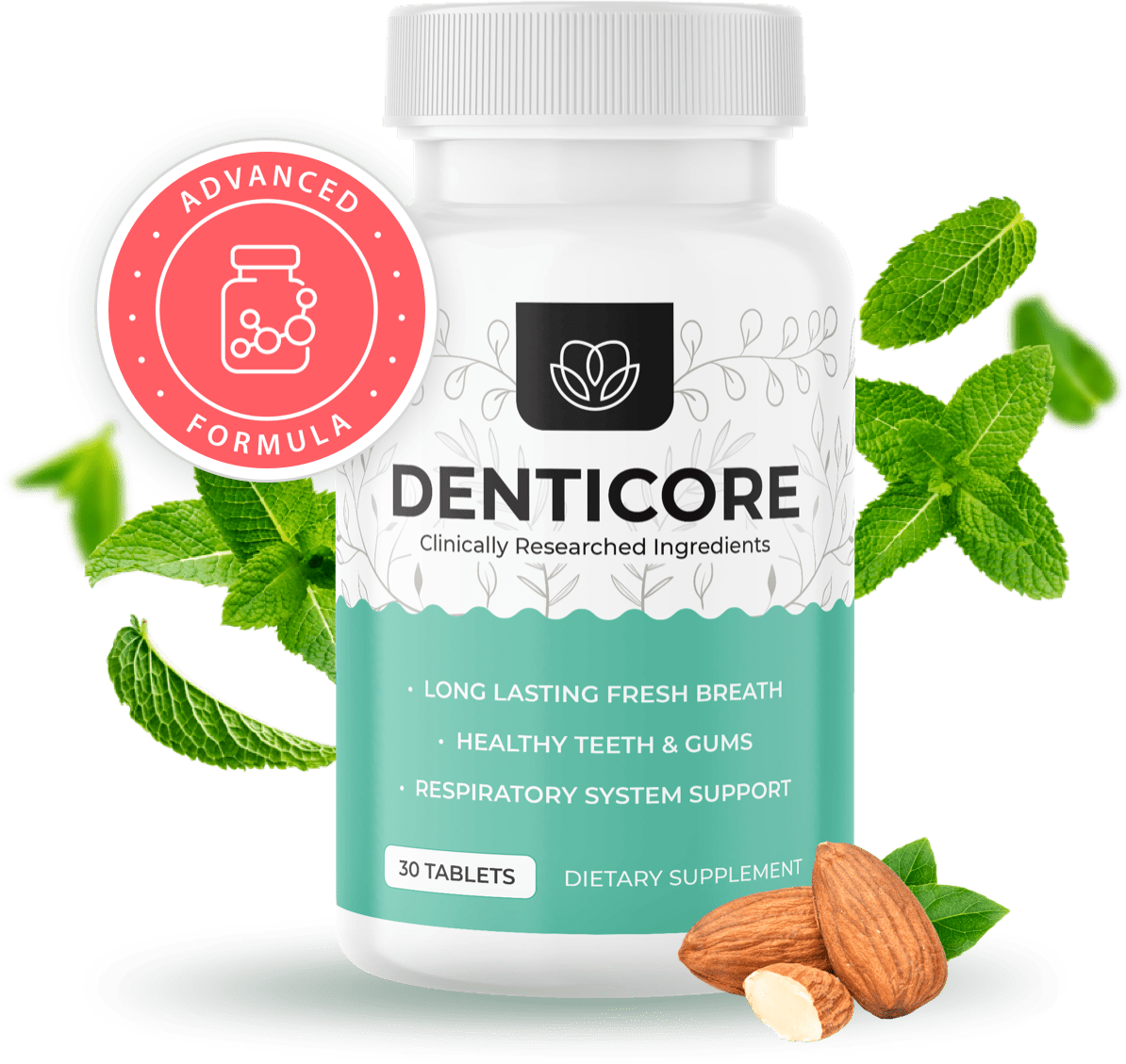 DentiCore supplement bottle placeholder